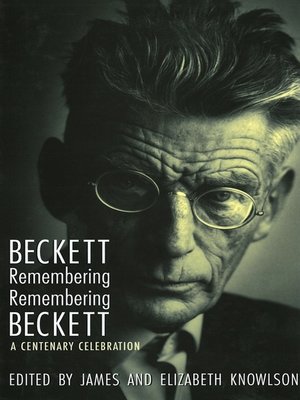 cover image of Beckett Remembering/Remembering Beckett